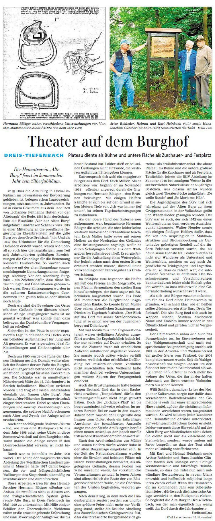 Geschichte der "Alten Burg" - Teil 2